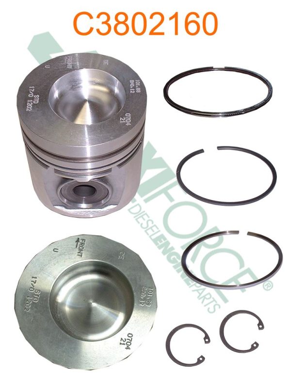 Piston & Ring Kit Std | Cummins 6BT 5.9 / Piston 7163 Engine | 3802160