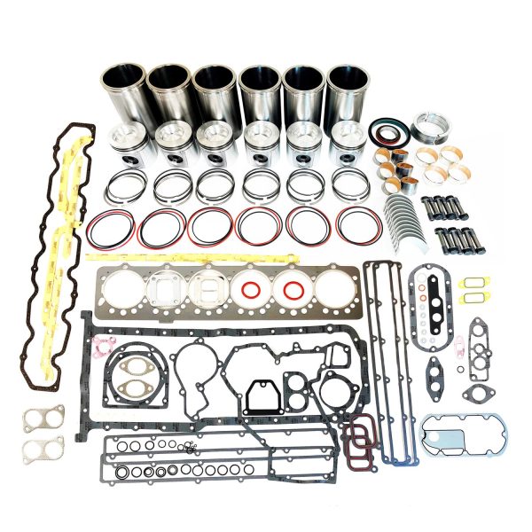 John Deere 6081 Engine Overhaul Rebuild Kit - High Compression Pistons - Tier 1