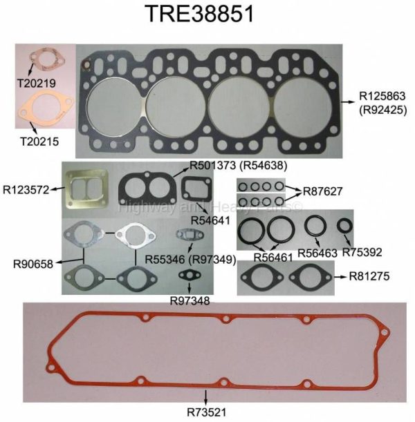 Head Gasket Set | 4.276T John Deere | TRE38851 - Image 2