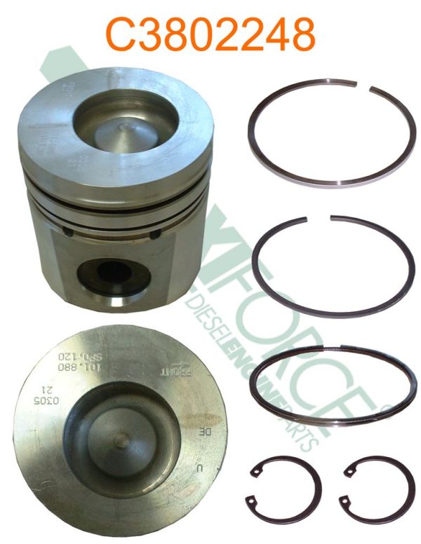 Piston & Ring Kit Std | Cummins 4BTA 3.9 Turbocharged Aftercooled | 3802248