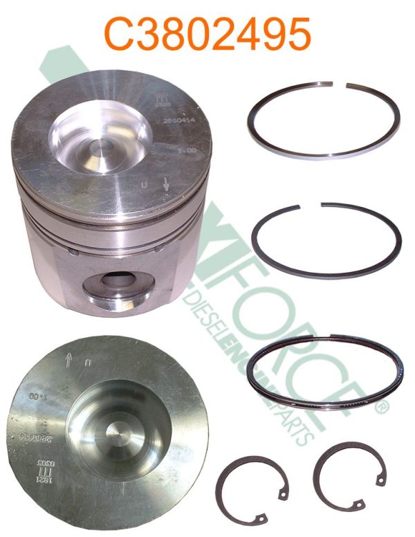 Piston & Ring Kit 1.00 | Cummins 6BTA 5.9 / Piston 2571 | 3802495