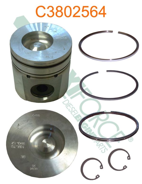 Piston & Ring Kit 0.50 | Cummins 4BT 3.9 Turbocharged Emission Engine | 3802564