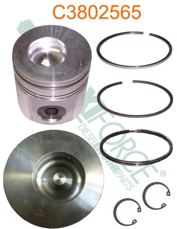 Piston & Ring Kit 1.00 | Cummins 4BT 3.9 Turbocharged Emission Engine | 3802565