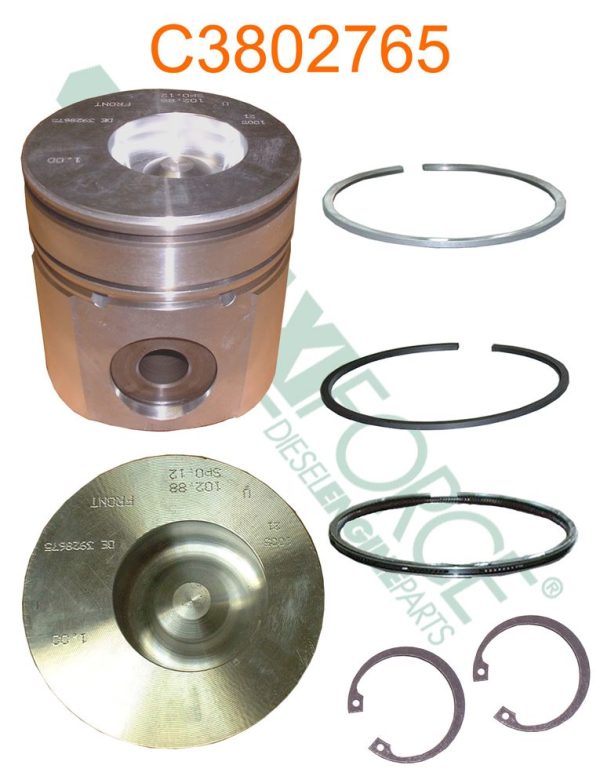 Piston & Ring Kit 1.00 | Cummins 4BTA 3.9 Turbocharged Aftercooled | 3802765